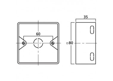 SCATOLA X MONTAGGIO A PARETE CAT-6