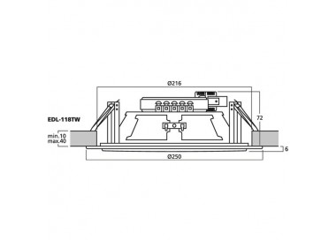 ALTOPARLANTE PA Garanzia 3 anni