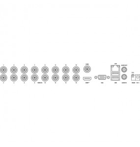 HYBRID RECORDER 16CH Garanzia 3 anni