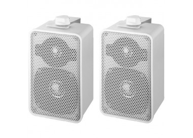 COPPIA CASSE ACUSTICHE 100V 10W bianco Garanzia 3 anni