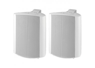 COPPIA CASSE ACUSTICHE 100V 15W bianco Garanzia 3 anni
