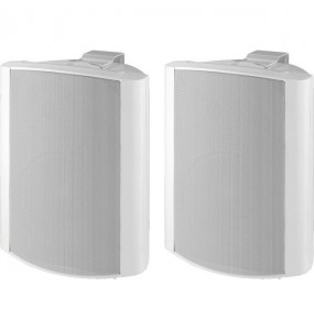 COPPIA CASSE ACUSTICHE 100V 30W bianco Garanzia 3 anni