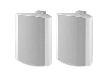 COPPIA CASSE ACUSTICHE 100V 30W bianco Garanzia 3 anni