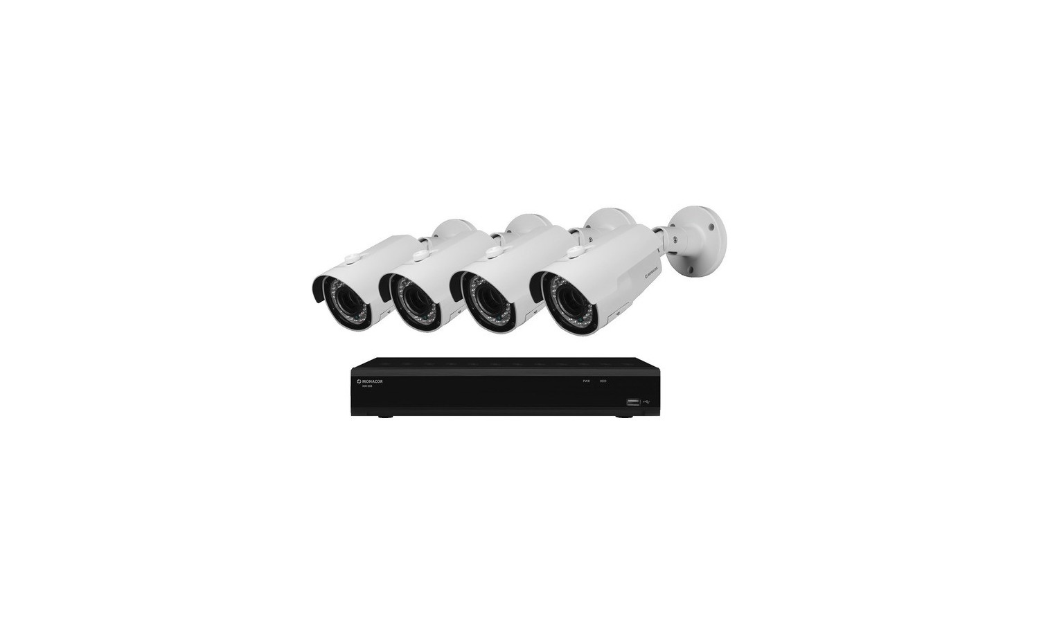 SET VIDEOSORVEGLIANZA IOR 8 CH + 2 TELECAMERE