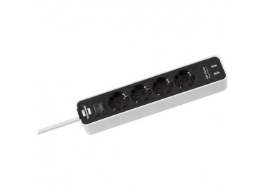 MULTIPRESA CON USB COLORE BIANCO Garanzi