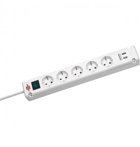MULTIPRESA CON USB COLORE BIANCO Garanzi