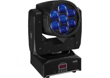 MINI MOVING HEAD 7X12W LED RGBW** Garanzia 1 anno