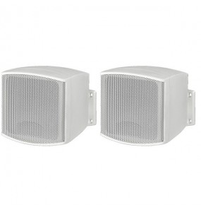 COPPIA MINI ALTOPARLANTI 8? 20W. BIANCO
