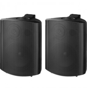 COPPIA CASSE ACUSTICHE 4 Ohm 90W nero Garanzia 3 anni