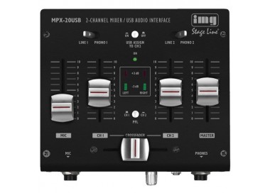 MIXER STEREO 3 CANALI CON USB