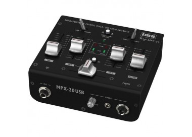 MIXER STEREO 3 CANALI CON USB