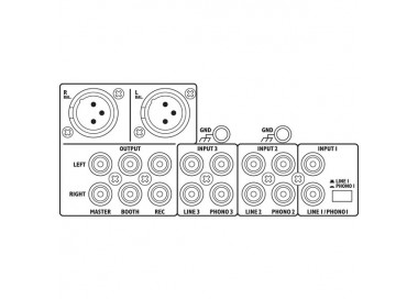 MIXER STEREO 3 CH USB