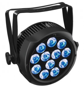 PROIETTORE IP65 LED. 12LED RGBWA+UV 10W*Garanzia 1 anno