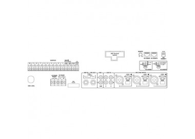 AMPLIFICATORE MIXER MONO A 10 ZONE
