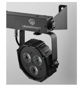 SET DI 4 PAR A LED. 3 LED RGB 9W + STATIVO E BAG Garanzia 1