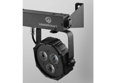 SET DI 4 PAR A LED. 3 LED RGB 9W + STATIVO E BAG Garanzia 1