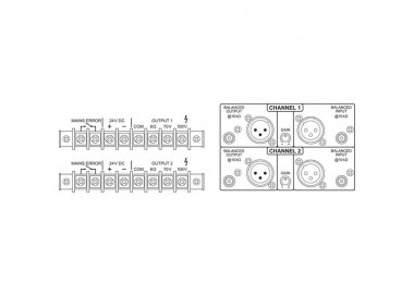 AMPLIFICATORE PA EN 54 Garanzia 3 anni
