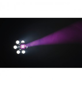 MOVING-HEAD WASHER 6X8W LED RGBW Garanzia 1 anno