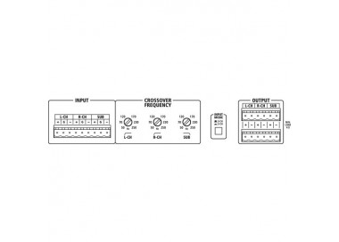AMPLIFICATORE 3 CH 2X150W + 1X250W 600W