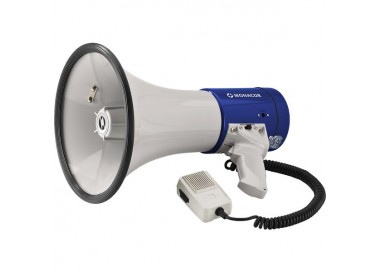 MEGAFONO CON MICROFONO A MANO 25W 110dB