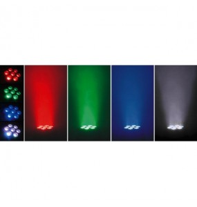 MINI LED MOVING-HEAD WASHER 7X10W Garanzia 1 anno