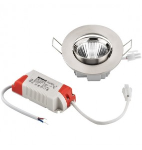 SPOT DA PANNELLO CON LED, ROTONDO E PIATTO 5 W