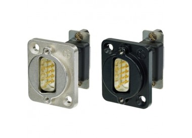 CONNETTORE A PANNELLO PASSANTE D-SUB A 9