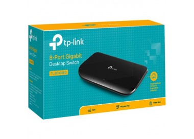 SWITCH/HUB GIGABIT ETHERNET A 8 PORTE