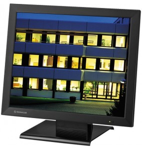 MONITOR LCD A COLORI IN CONTENITORE METALLICO PER SISTEMI DI SORVEGLIA