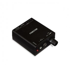 Headphone amplifier with volume control.