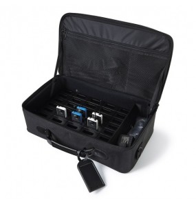Charging case for wireless tour guide sy