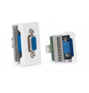 VGA D15 connection panel.