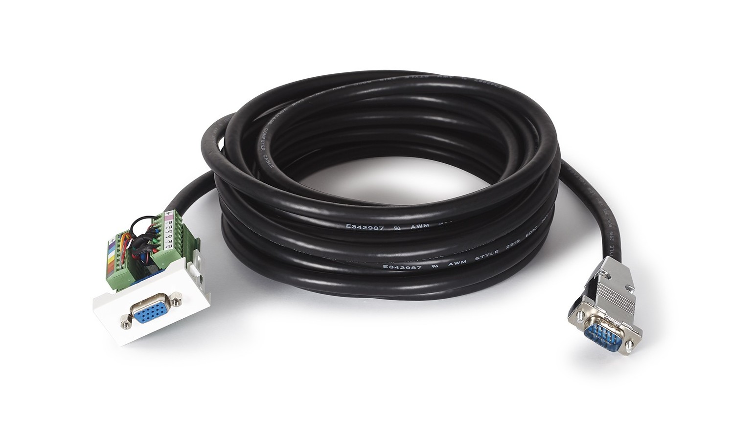 VGA connection panel with 5 m cable