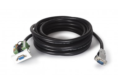VGA connection panel with 5 m cable