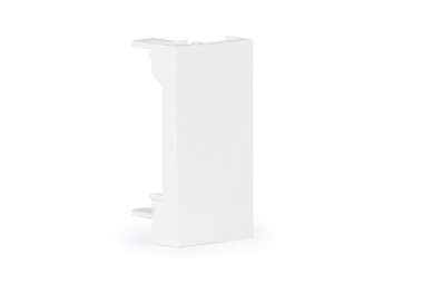 Blank cover for 1/2 a connection panel.