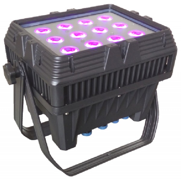 Par LED a batteria con 12 LED RGBWA+UV