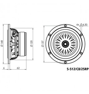 ALTOPARLANTE MIDRANGE Garanzia 3 anni