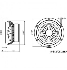 ALTOPARLANTE MIDRANGE Garanzia 3 anni