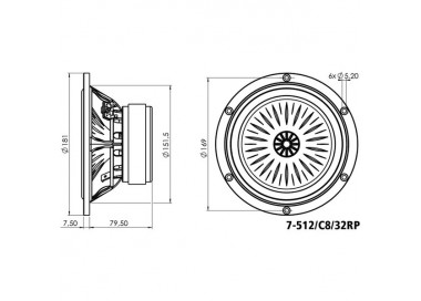 ALTOPARLANTE MIDRANGE Garanzia 3 anni