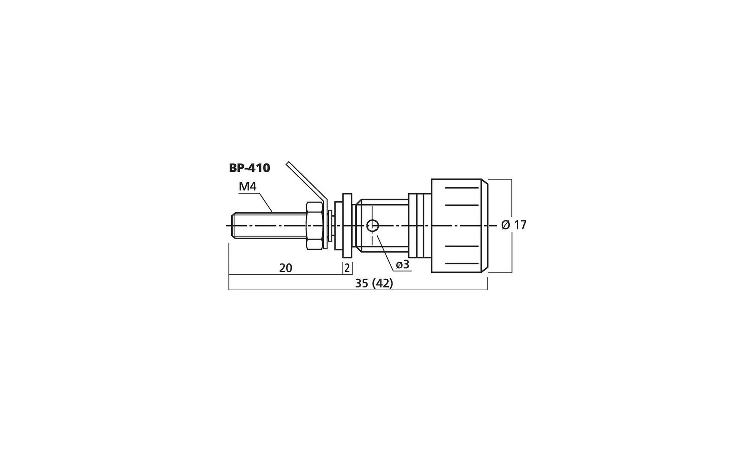 Monacor LS-950 – 3 Morsetti Per Altoparlanti Di Qualità, Originali