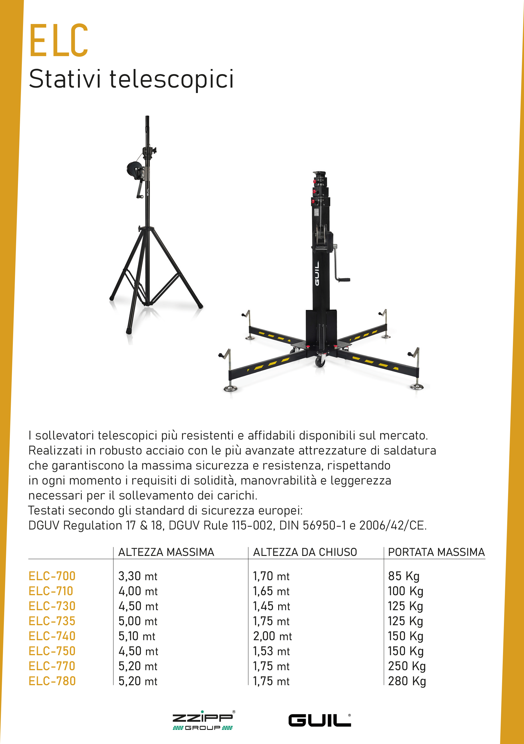 Elevatori serie ELC