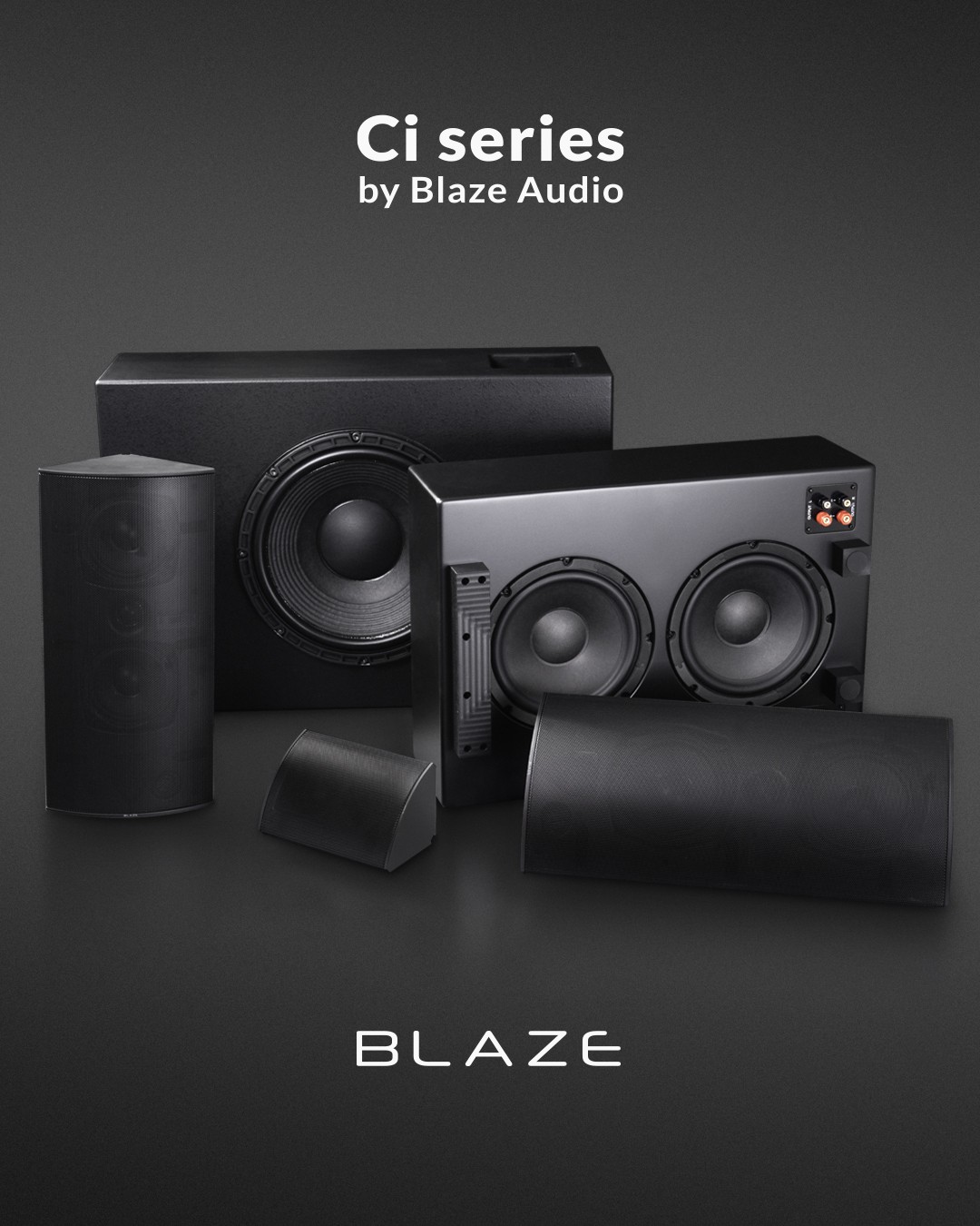 Nuova serie altoparlanti Ci di Blaze audio